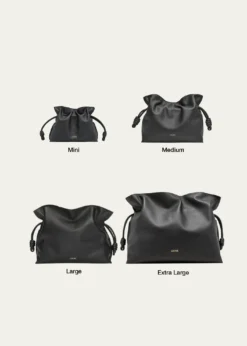 LoeweFlamenco Mini Clutch Bag in Napa Leather