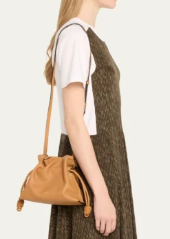 LoeweFlamenco Mini Clutch Bag in Napa Leather