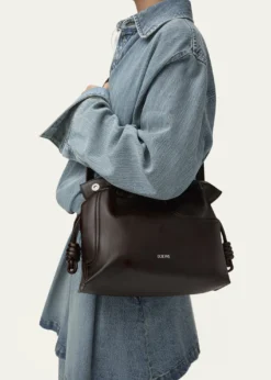 LoeweFlamenco Panta Clutch Bag in Leather