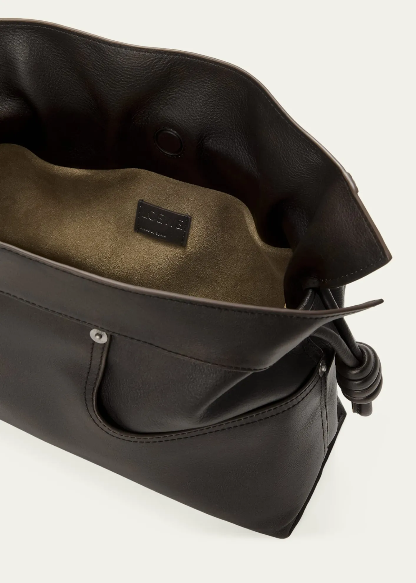 LoeweFlamenco Panta Clutch Bag in Leather