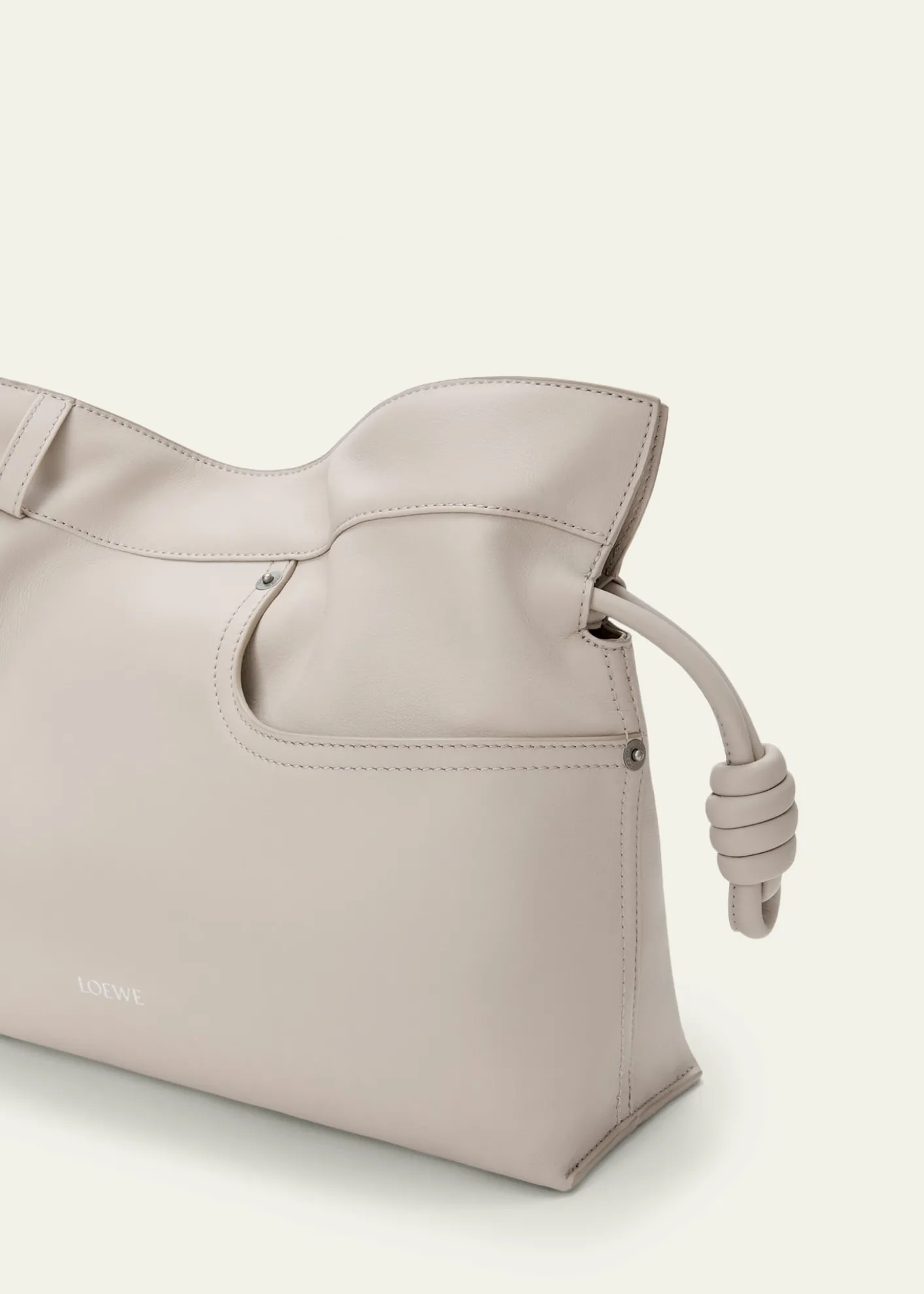LoeweFlamenco Panta Clutch Bag in Leather