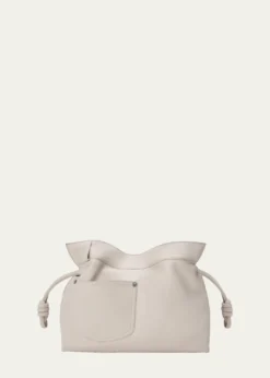 LoeweFlamenco Panta Clutch Bag in Leather