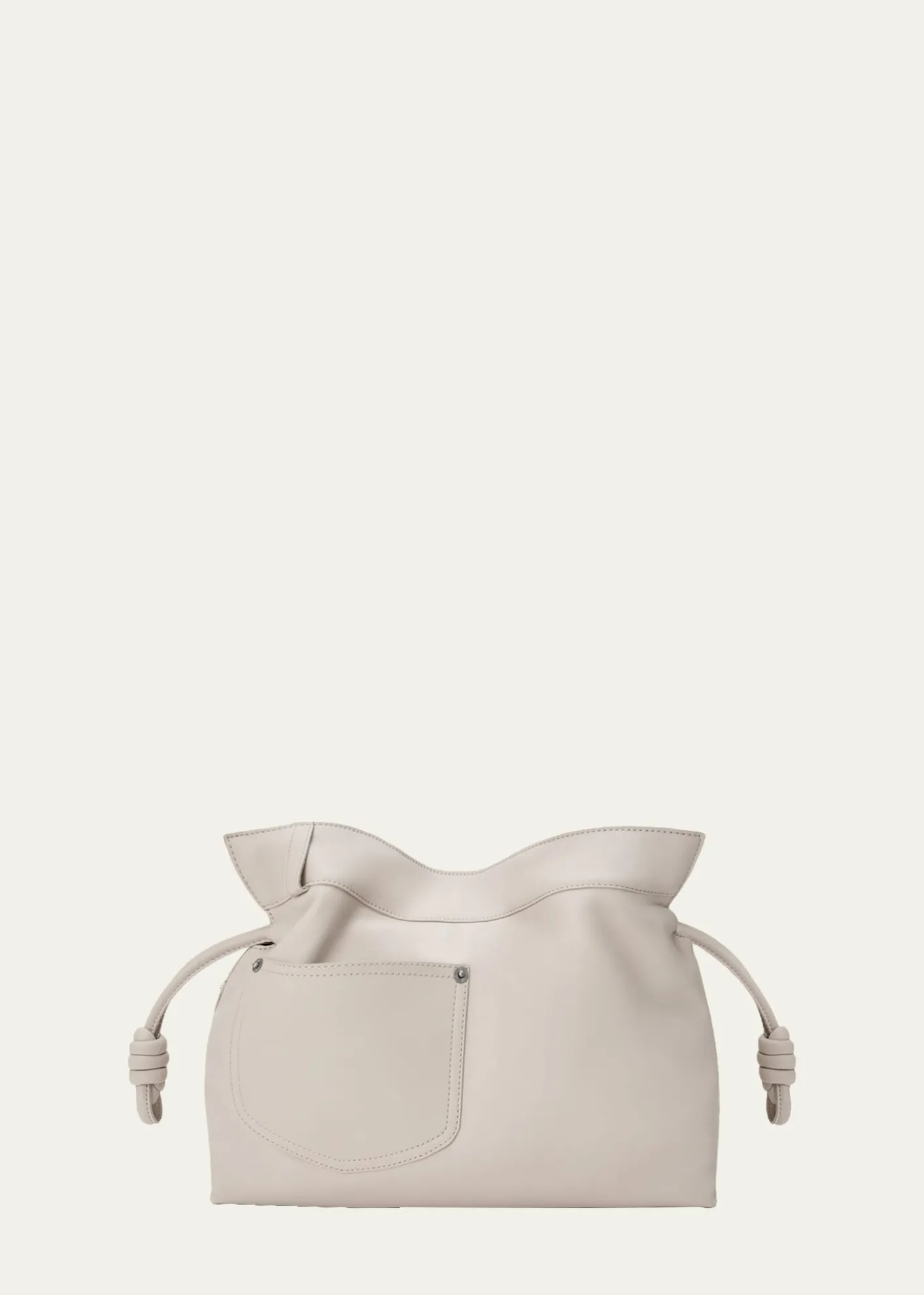 LoeweFlamenco Panta Clutch Bag in Leather