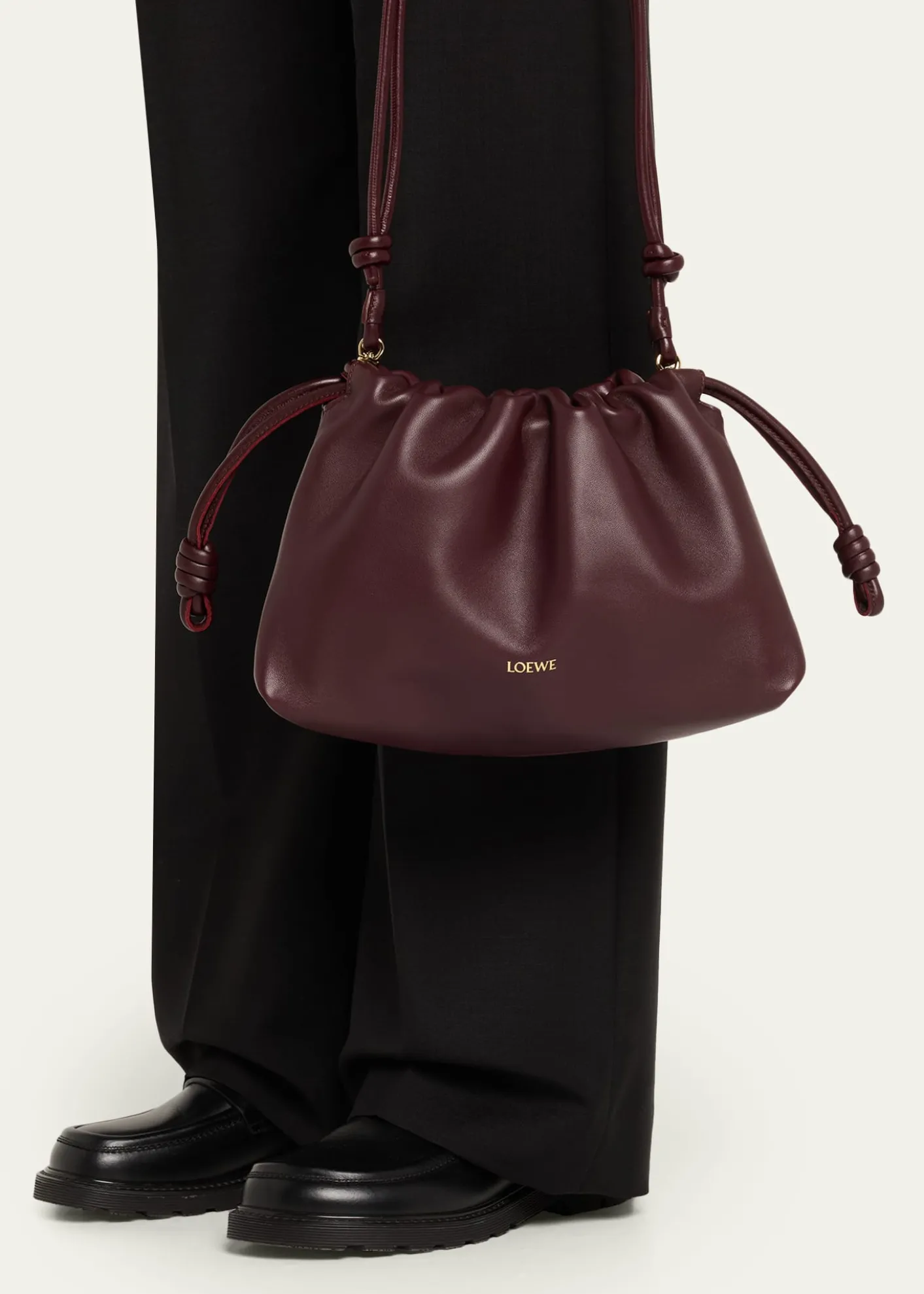 LoeweFlamenco Shoulder Bag in Smooth Leather