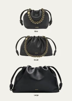 LoeweFlamenco Small Shoulder Bag in Napa Leather