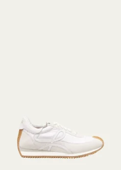 LoeweFlow Runner Suede and Leather Sneakers
