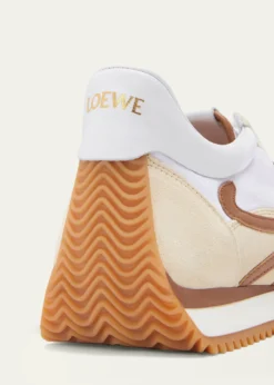 LoeweFlow 2.0 Runner Suede and Leather Sneakers