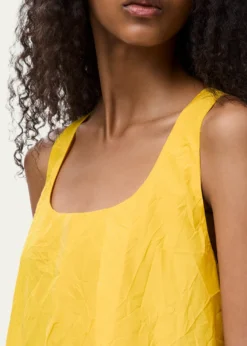 LoeweGradient-Print Crinkled Cotton Mini Shift Dress