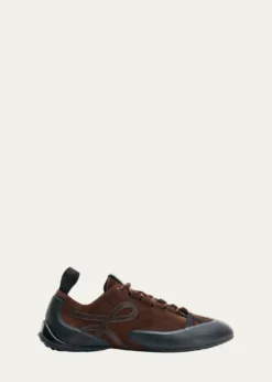 LoeweGrip Suede Low-Top Sneakers