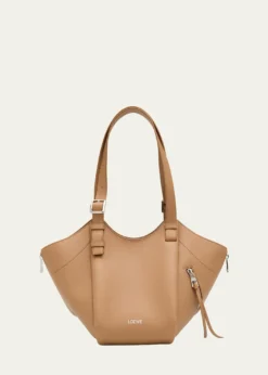 LoeweHammock Flip Convertible Leather Shoulder Bag