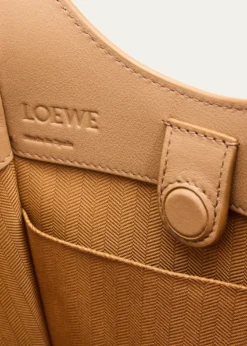 LoeweHammock Flip Convertible Leather Shoulder Bag