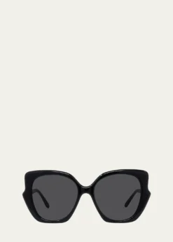 LoeweLogo Acetate Butterfly Sunglasses