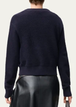 LoeweLogo Embroidered Wool Crewneck Sweater
