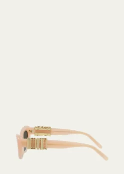 LoeweLW40156UW Oval Sunglasses