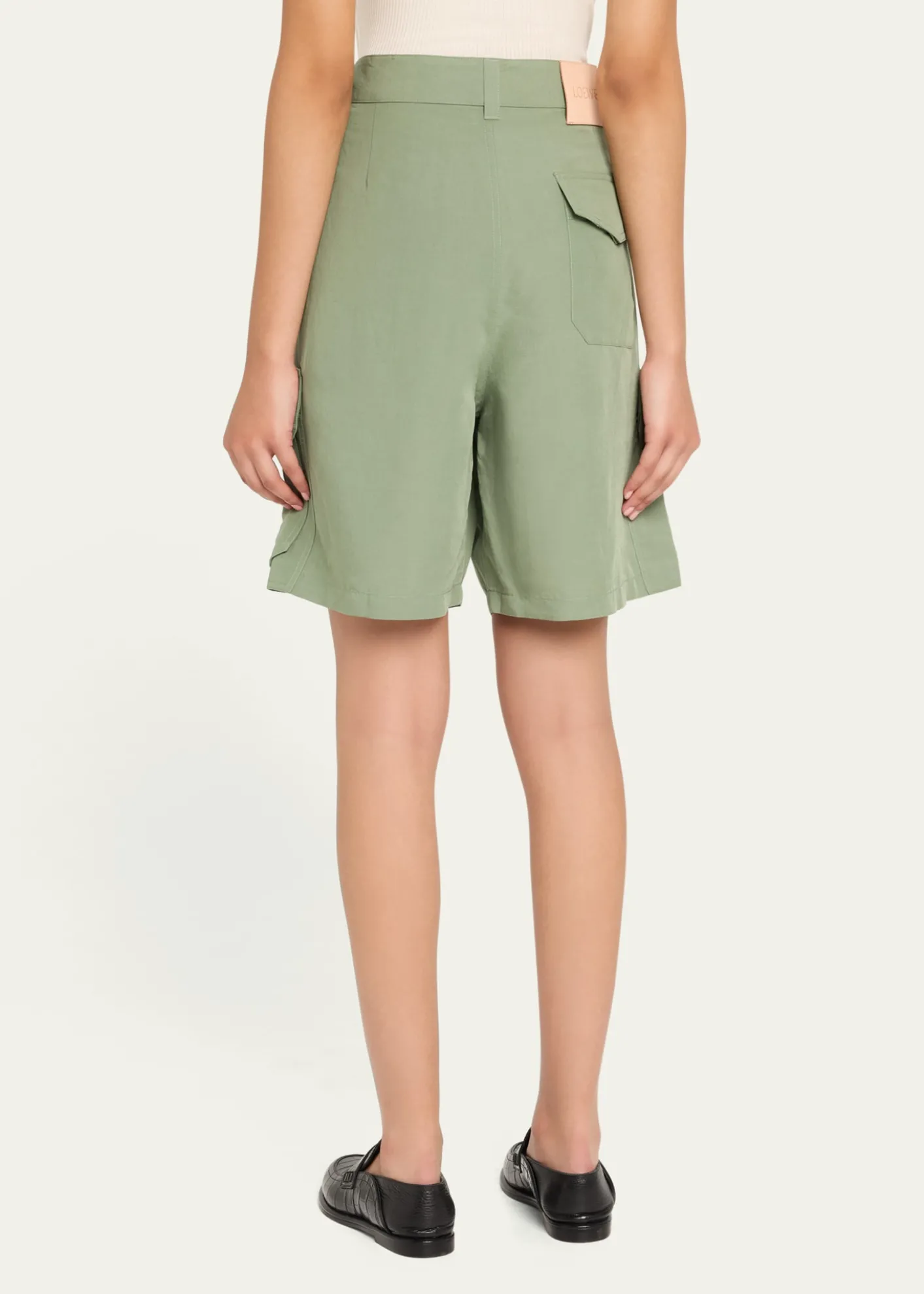 LoeweMen's High-Rise Cargo Shorts