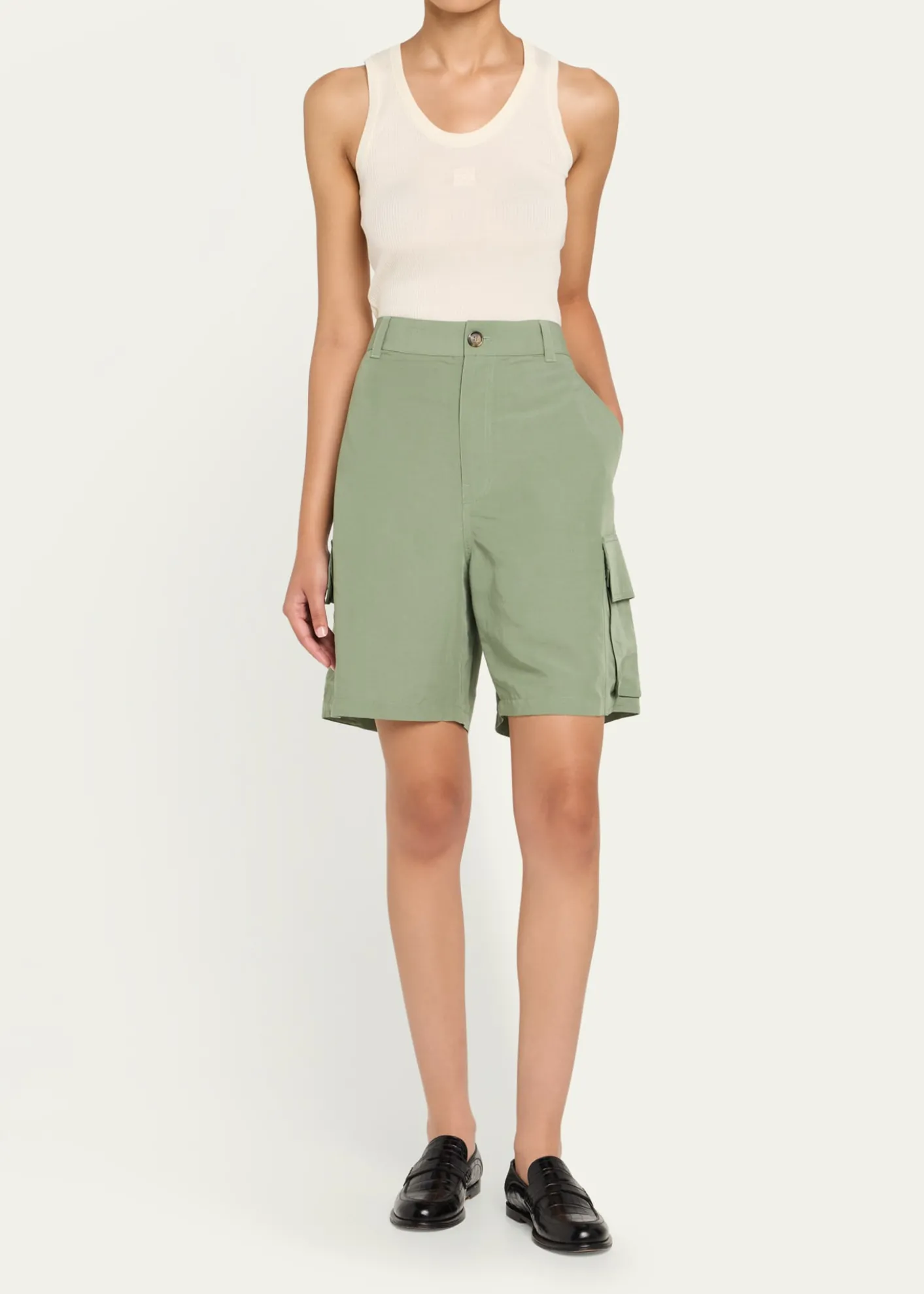 LoeweMen's High-Rise Cargo Shorts