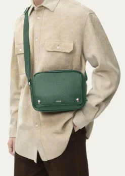 LoeweMen's XS Pebble Leather Messenger Bag