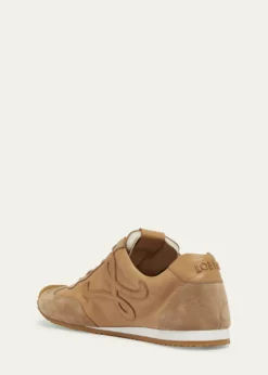 LoeweMen's Ballet Runner 2.0 Leather and Suede Low-Top Sneakers