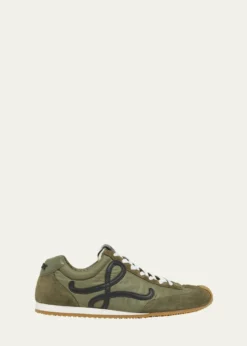 LoeweMen's Ballet Runner 2.0 Nylon & Calfskin Sneakers