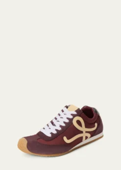 LoeweMen's Ballet Runner 2 Nylon and Suede Sneakers