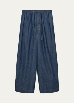 LoeweMen's Denim Drawstring Trousers