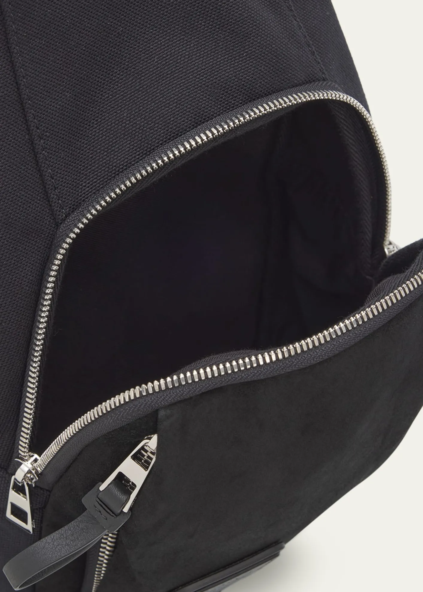 LoeweMen's Flex Canvas and Suede Sling Bag
