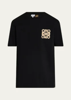LoeweMen's Flocked Anagram Logo Jersey T-Shirt