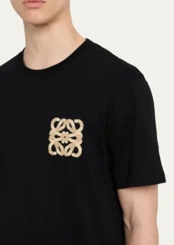 LoeweMen's Flocked Anagram Logo Jersey T-Shirt