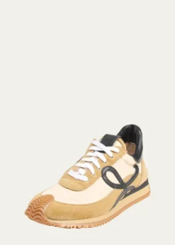 LoeweMen's Flow Runner 2.0 Nylon and Suede Sneakers
