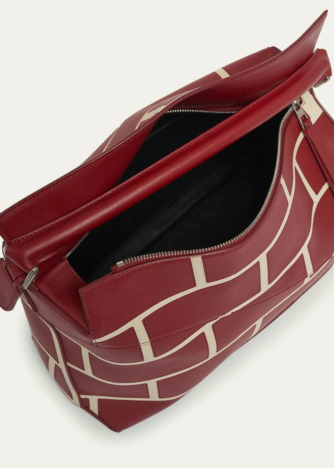 LoeweMen's Large Brick Leather Puzzle Edge Shoulder Bag