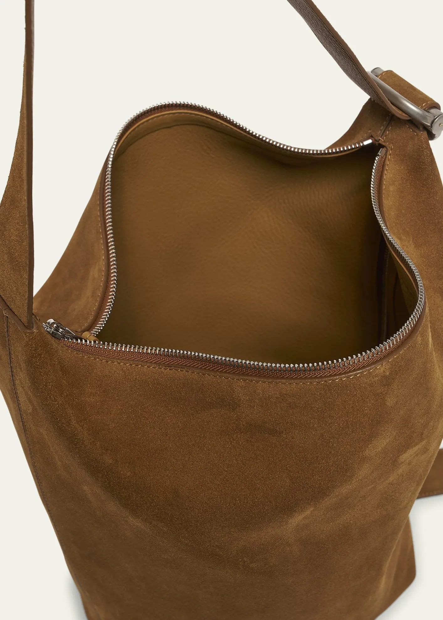 LoeweMen's Loop Medium Suede Bucket Bag