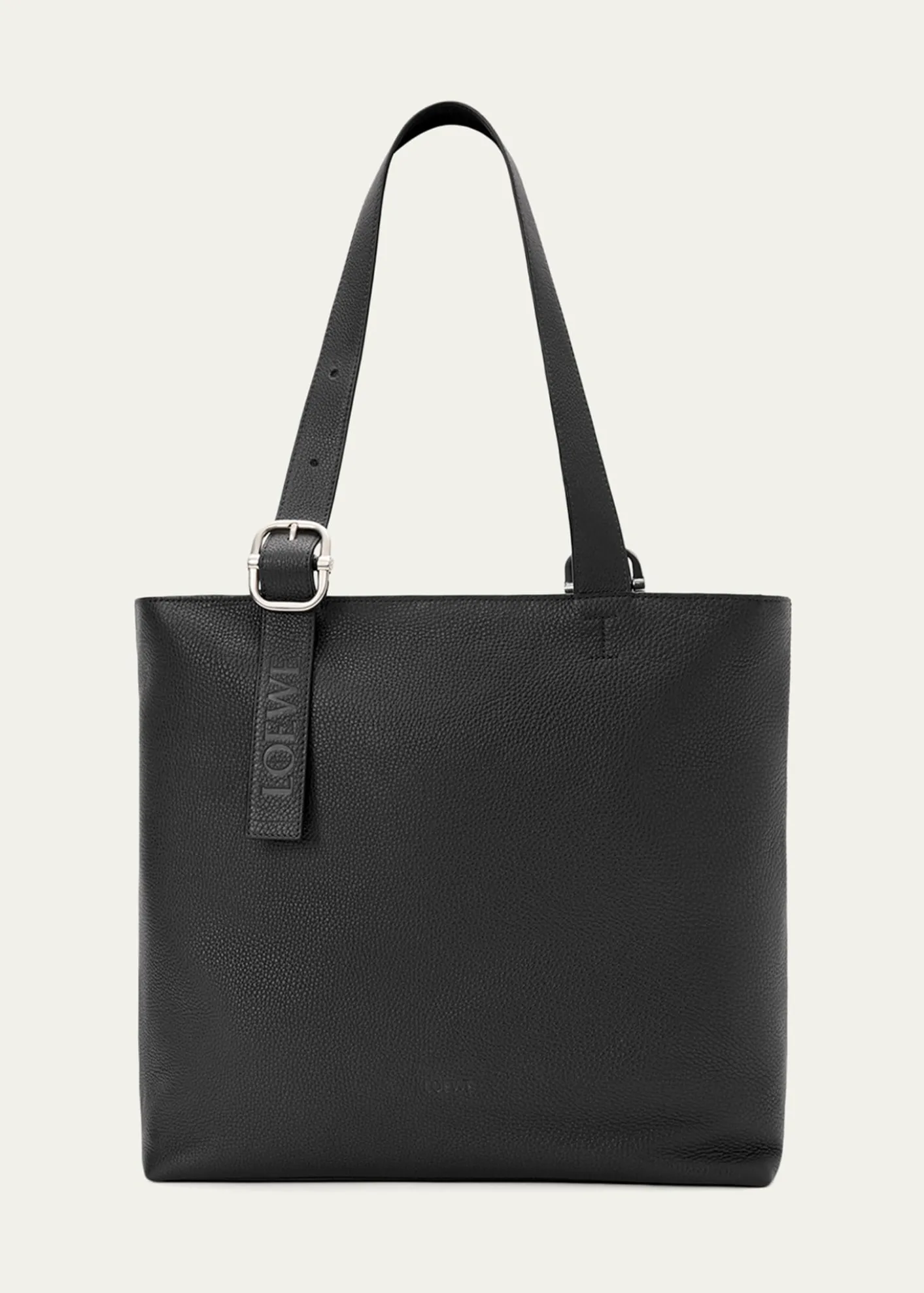LoeweMen's Loop Zipped Leather Tote Bag