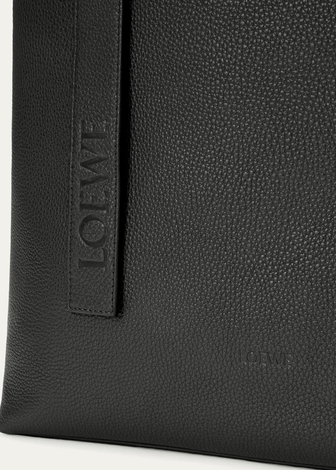 LoeweMen's Loop Zipped Leather Tote Bag