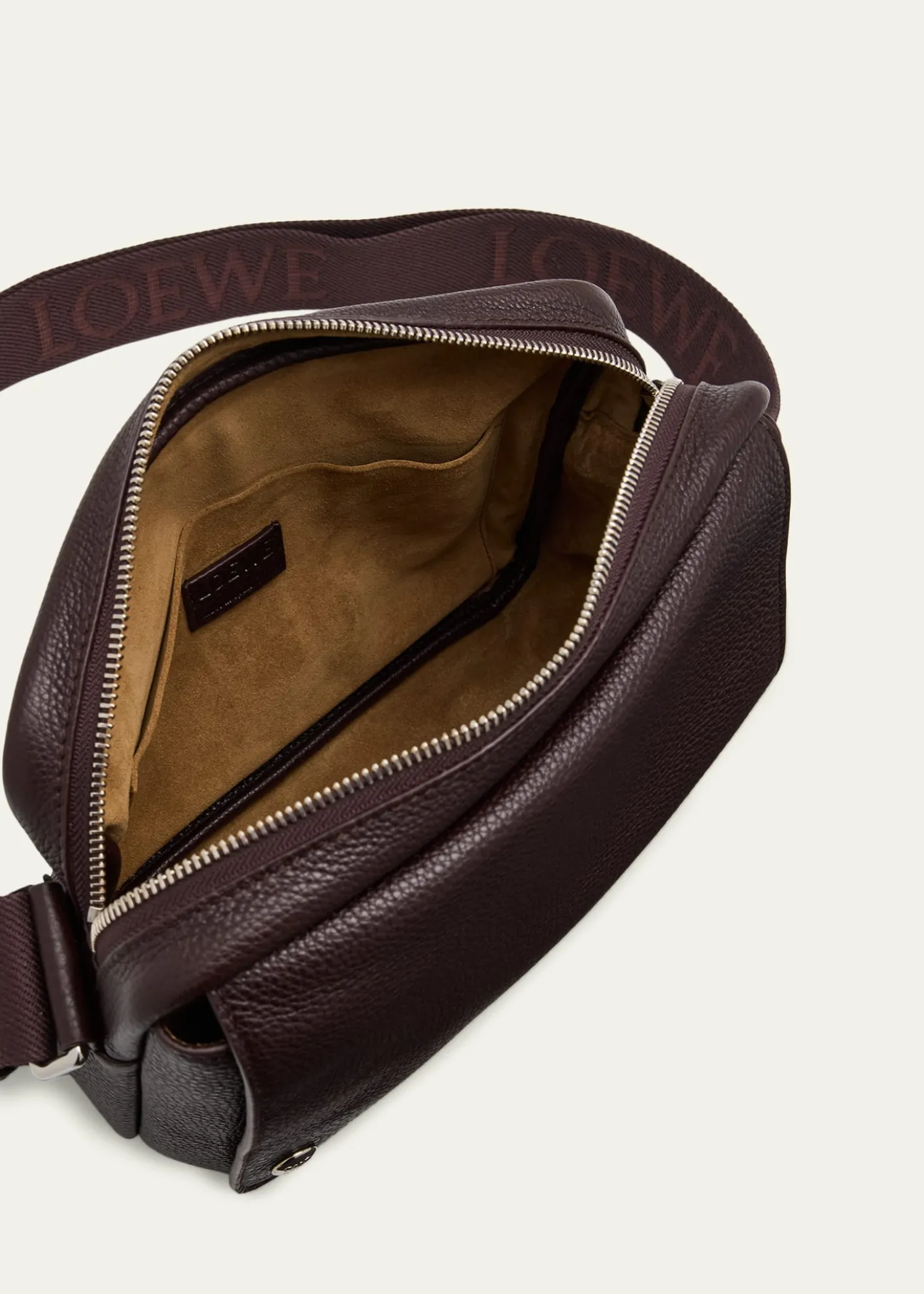 LoeweMen's Medium Pebble Grained Calfskin Messenger Bag