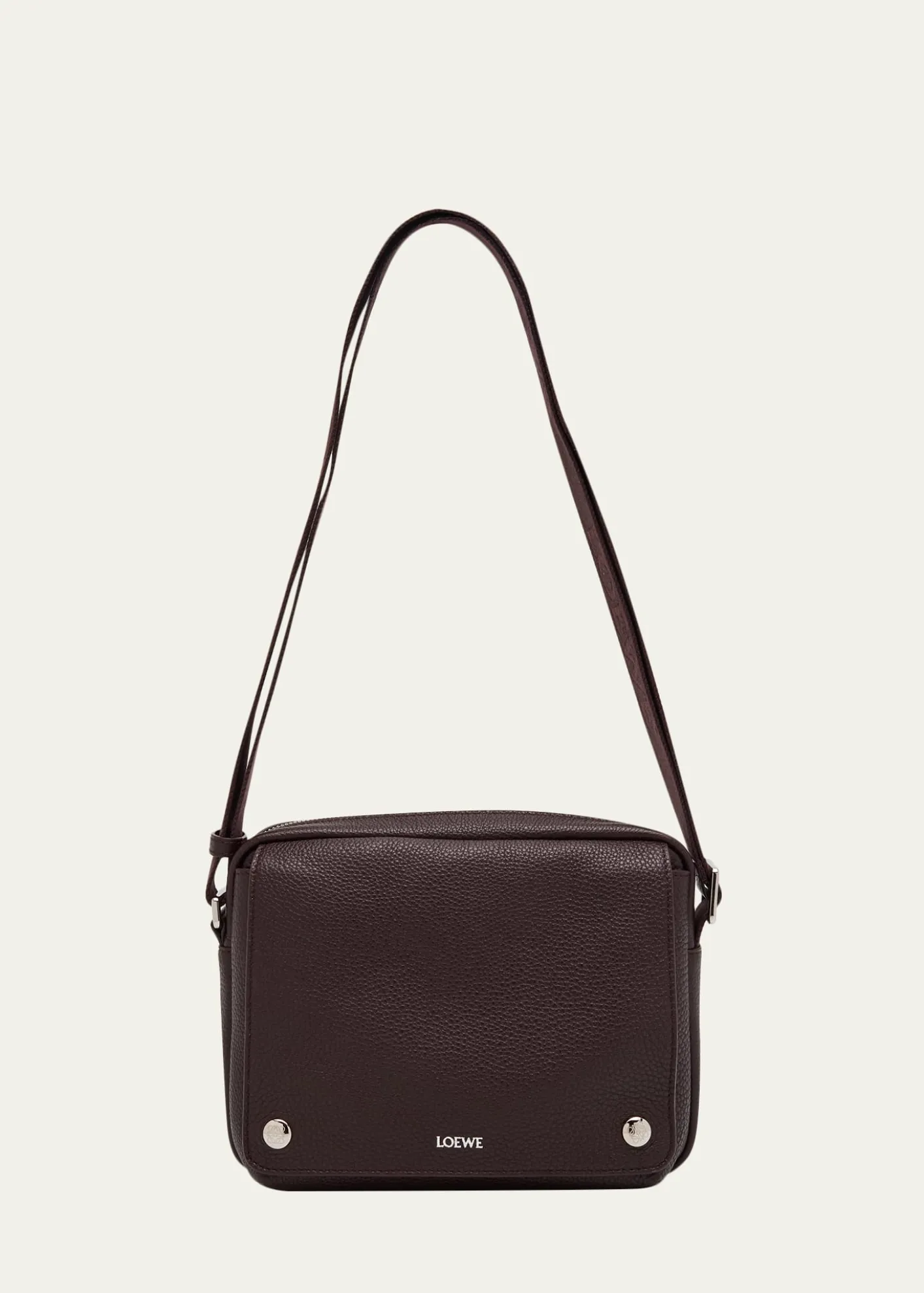 LoeweMen's Medium Pebble Grained Calfskin Messenger Bag