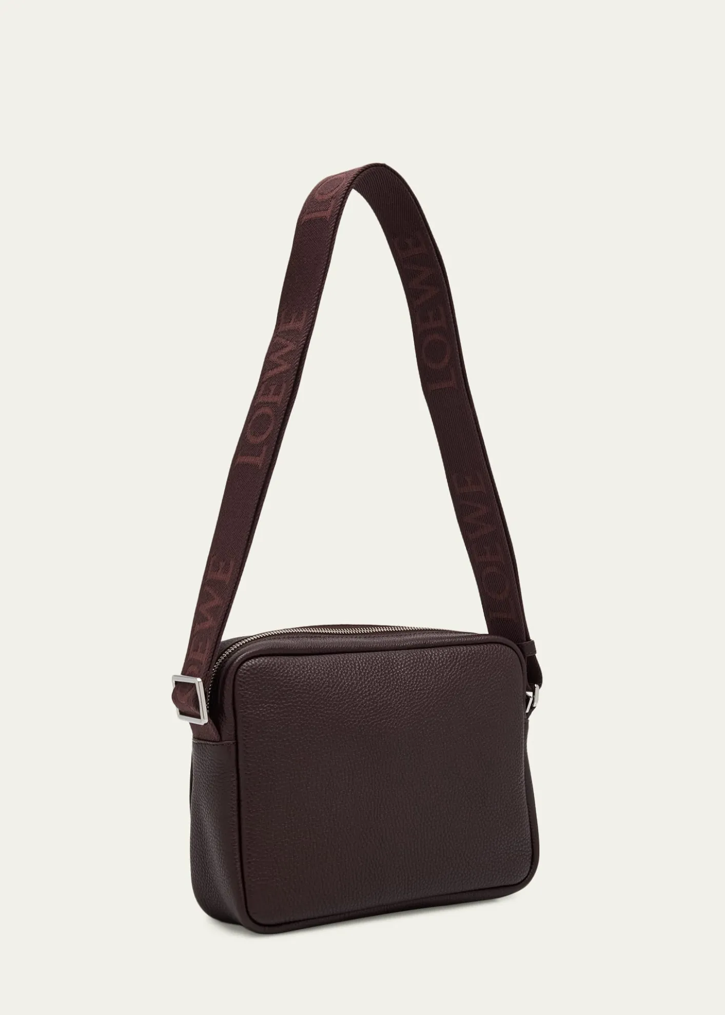 LoeweMen's Medium Pebble Grained Calfskin Messenger Bag