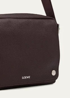 LoeweMen's Medium Pebble Grained Calfskin Messenger Bag