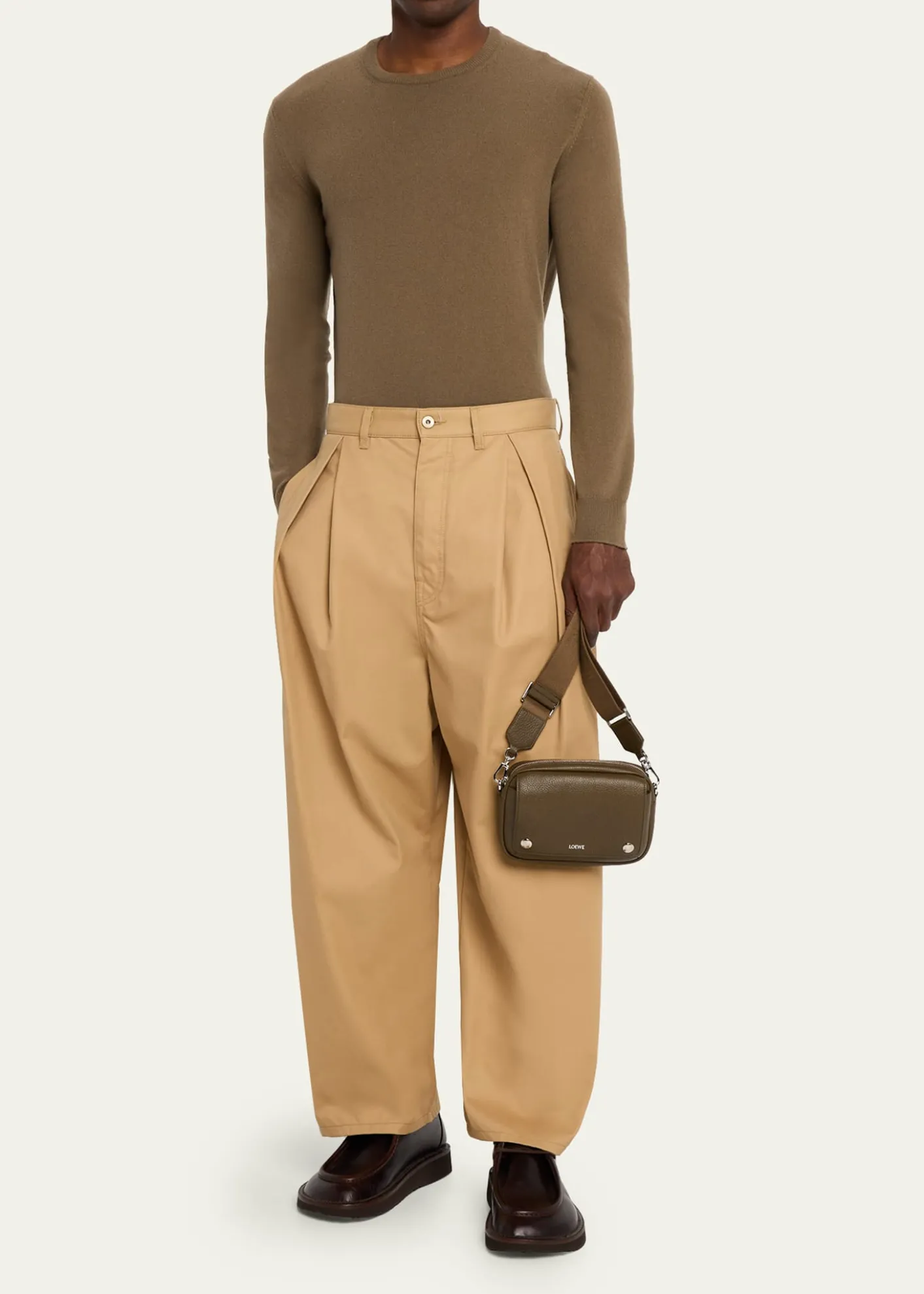 LoeweMen's Pebble Leather Camera Bag