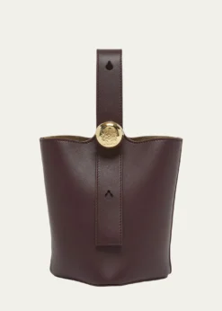 LoeweMini Pebbled Leather Bucket Bag