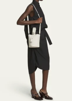 LoeweMini Pebble Leather Bucket Bag