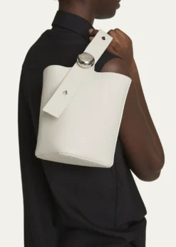 LoeweMini Pebble Leather Bucket Bag