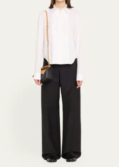 LoeweMini Puzzle Edge Bicolor Top-Handle Bag