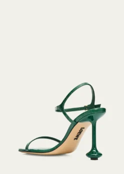 Loewe90mm Toy Croc-Embossed Leather Sandals