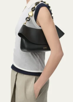 LoeweOla Medium Shoulder Bag in Calfskin Leather