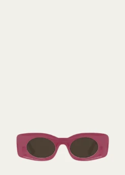LoeweOval Injection Plastic Sunglasses