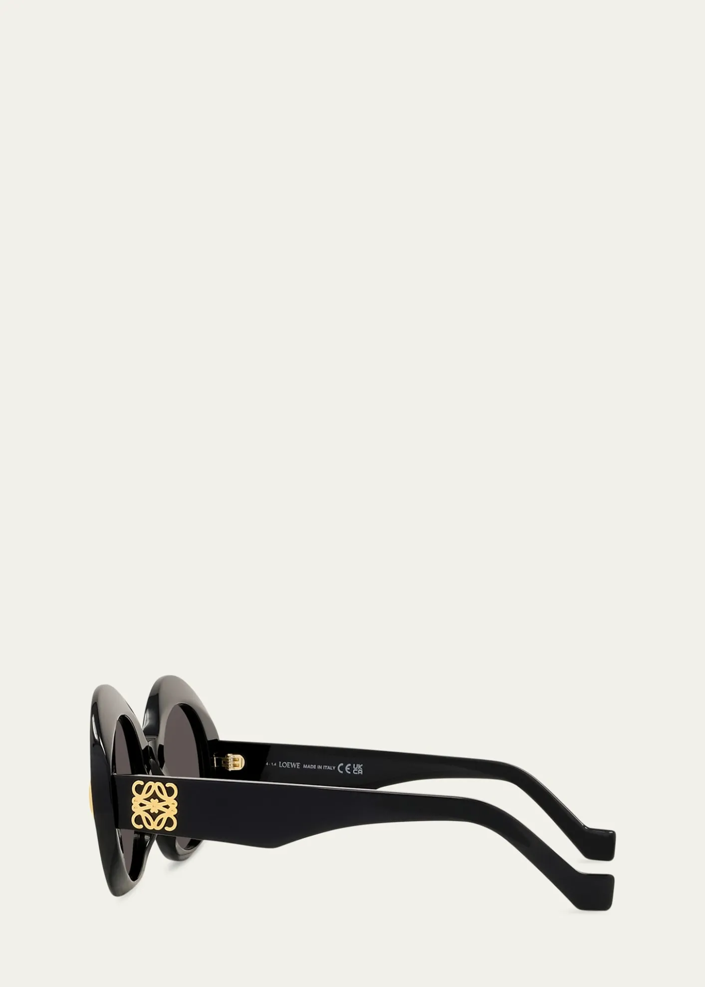 LoeweOval Acetate Sunglasses W/ Anagram