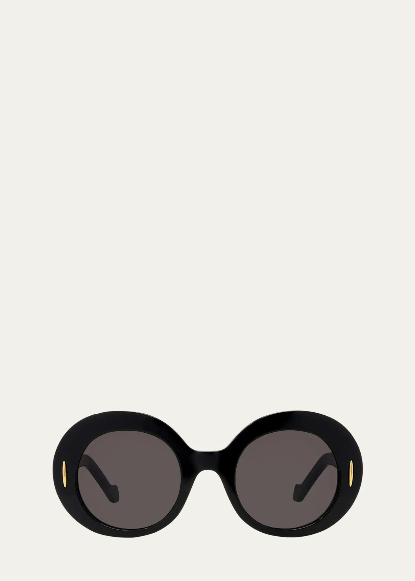 LoeweOval Acetate Sunglasses W/ Anagram