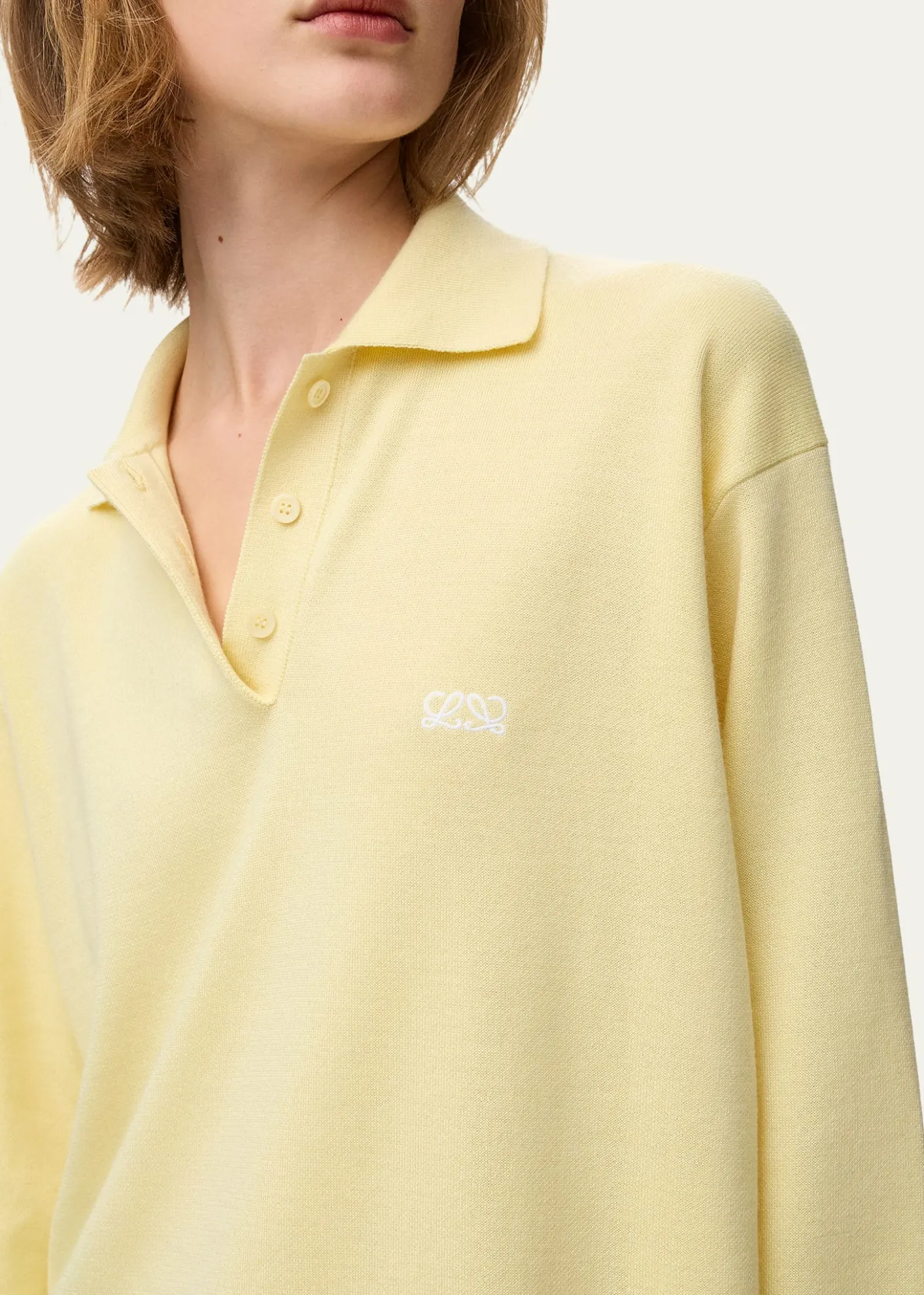 LoeweOversized Cashmere Polo Sweater