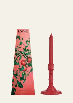 Loewe11.9 oz. Tomato Leaves Wax Candleholder