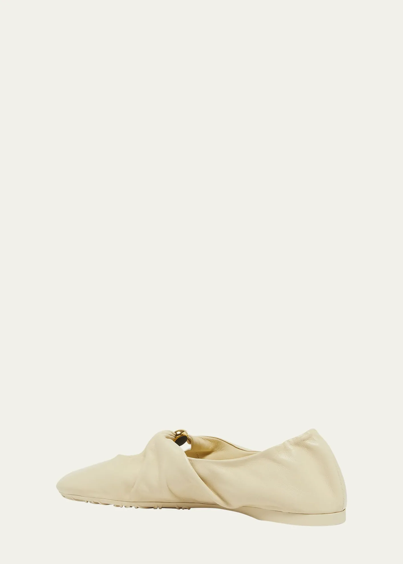LoewePebble Soft Leather Ballerina Flats